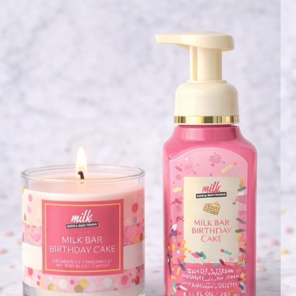 SOLD OUT EVERYWHERE Bath & Body Works MilkBar Birthday Cake Bundle
